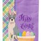Edge Collections - 11.25" X 15.50" - Multicolor - Boston Terrier Easter Garden Flag Banner - 1 Piece